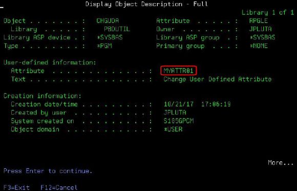 Practical RPG: APIs, Part 2 - Changing Objects Using the QLICOBJD API - Figure 1