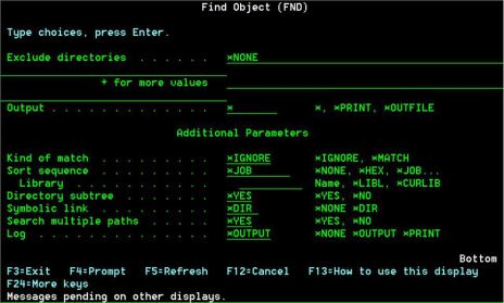 TechTip: The Find Object (FND) Command for the Integrated File System - Figure 2