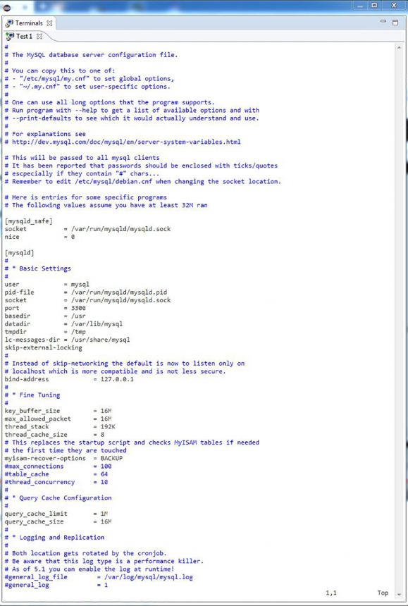 Practical Linux: M Is for MySQL - Figure 3