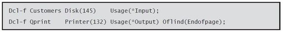 Programming in ILE RPG - Using Declarations - Figure 4