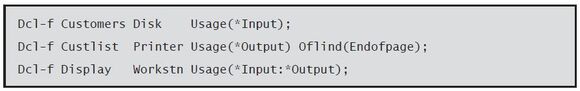 Programming in ILE RPG - Using Declarations - Figure 6