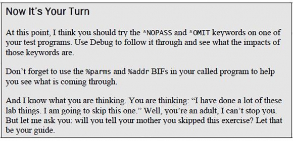 ILE RPG Prototyping Primer Keywords - Figure 4